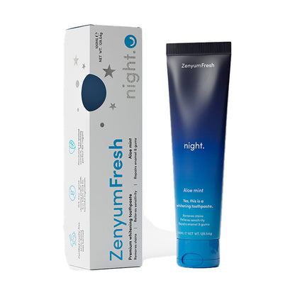 Zenyum Fresh™ 日夜全效牙膏套裝-天然亮白牙齒清新口氣