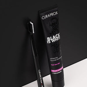 CURAPROX Black Is White 活性炭牙膏及超柔軟牙刷套裝