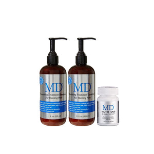 【送完即止】MD 生髮修護洗頭水及Nutri 生髮補充丸 65折限定優惠套裝 | 送MD 生髮修護護髮素