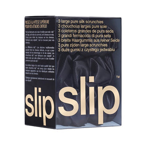 【Blackpink Jisoo 同款】Slip Pure Silk Large Scrunchies - 黑色